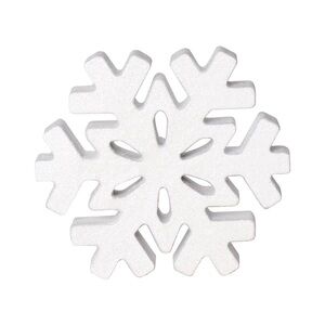 NWT: Wooden Glitter Snowflake Cut out